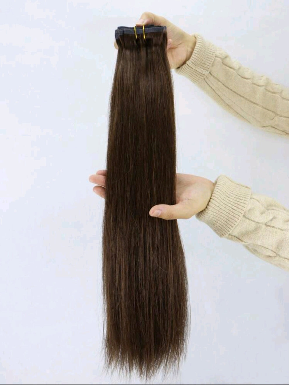 Dark Brown Seamless - Clip-Ins