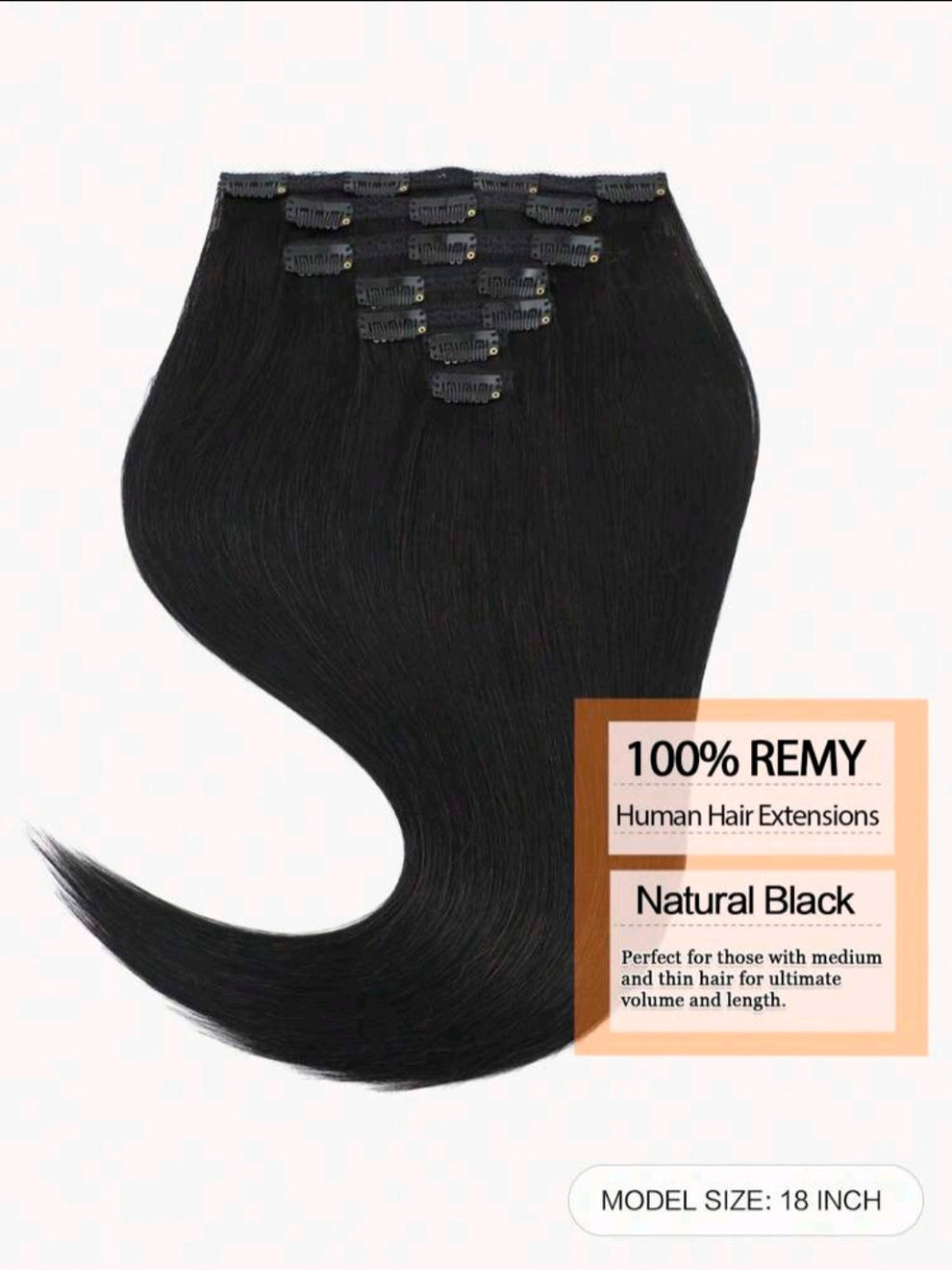 Straight Extensions - Clip-ins