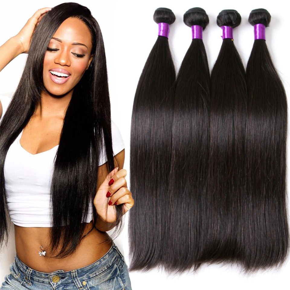 Human Hair - Brazilian Human Straight Hair - Natural Colour