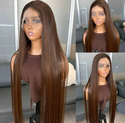 Brown - Lace Front Wig